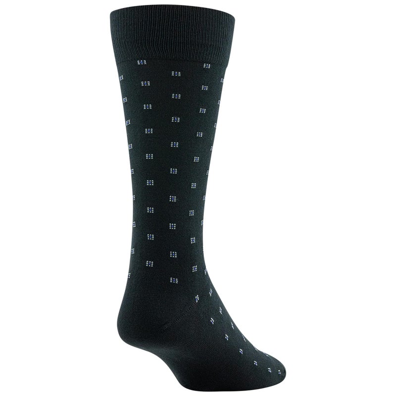 GOLDTOE Men's Dress Crew Socks, 3 Pairs, Black/Charcoal, Large - Image 4